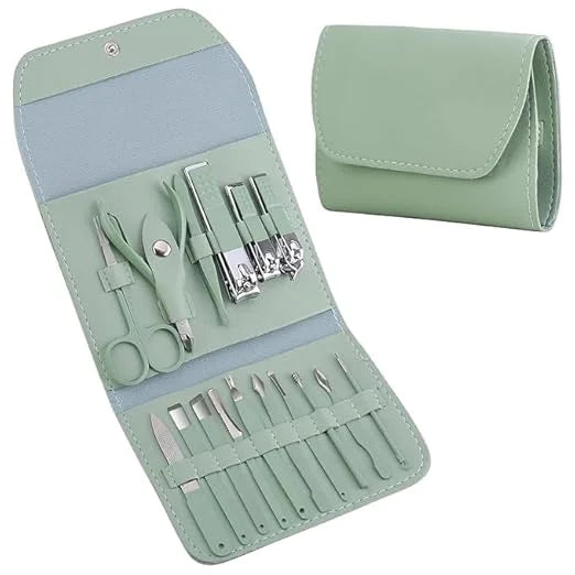 طقم مانيكير وباديكير 16 قطعة (للرجال والنساء)