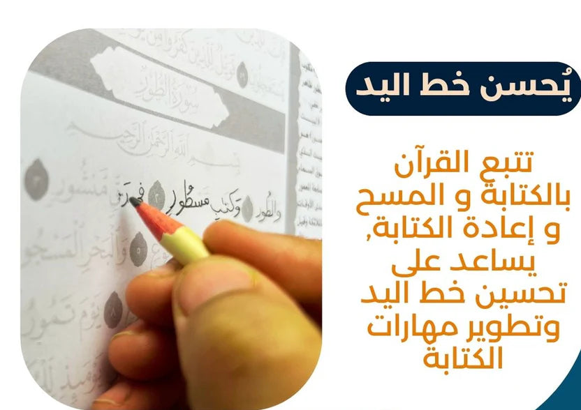 باقة تتبّع آيات القرآن بخط اليد